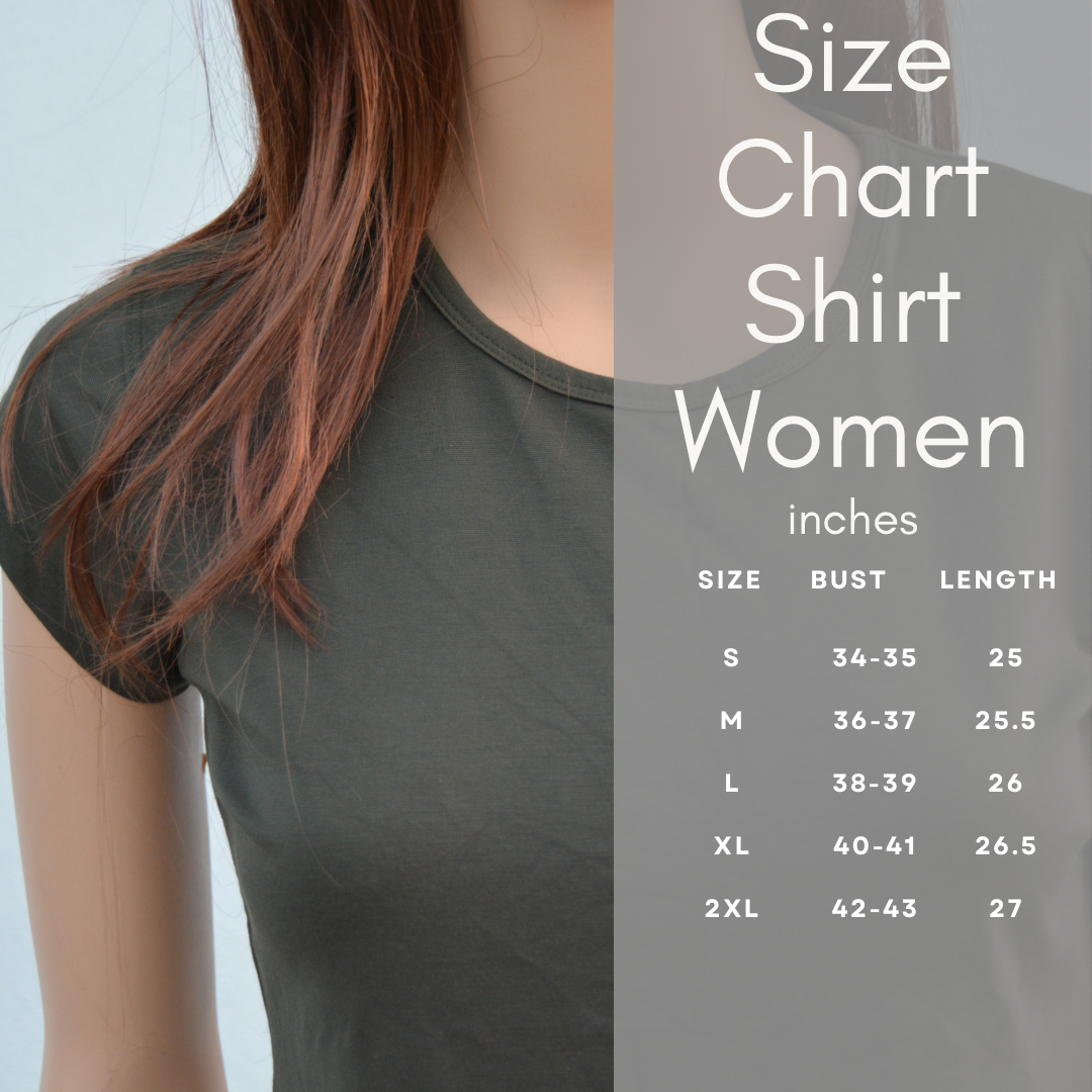 Women's Tencil T-Shirt -Green- Rayon Nylon Spandex Fabric - Soft Feel