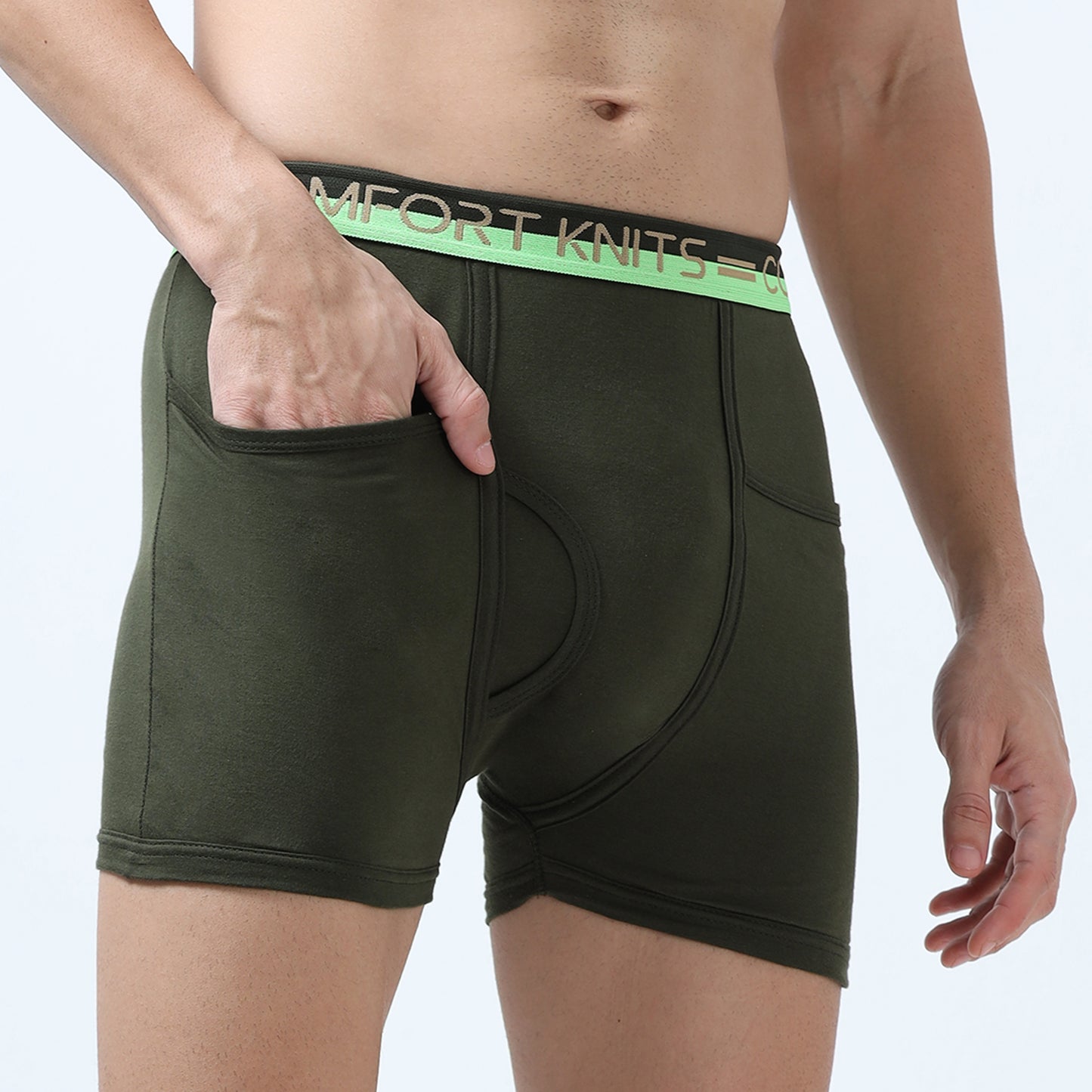 Times-Single Jersey Trunks-Pocket -Fine Trunks- 100% Premium Cotton