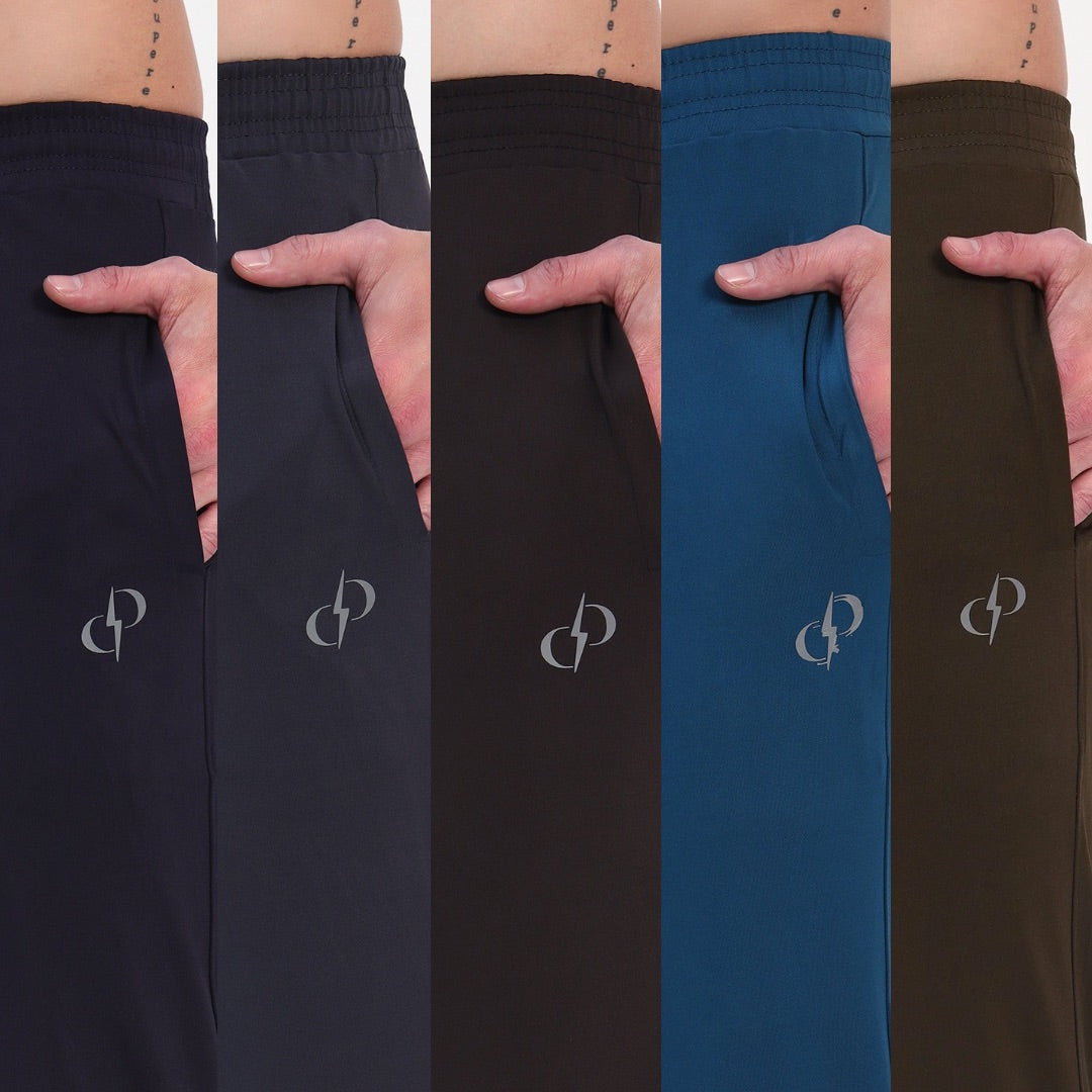 Men’s Track Pants - 4 Way Stretchable - Moisture Wicking