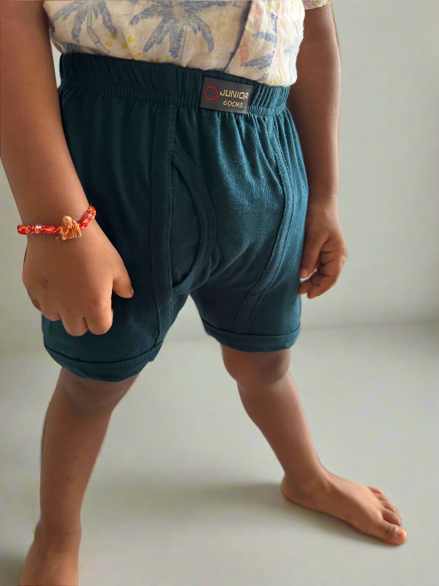 Kids Trunks- Junior Trunks - 18hr Single Jersey Fabric - PLAIN - Soft Cotton