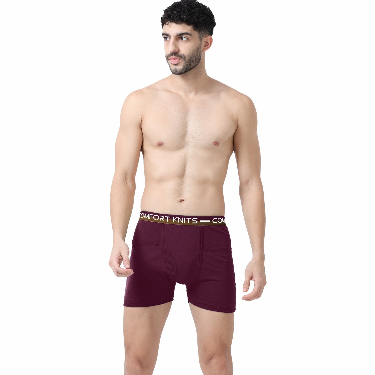 Times-Single Jersey Trunks-Pocket -Fine Trunks- 100% Premium Cotton