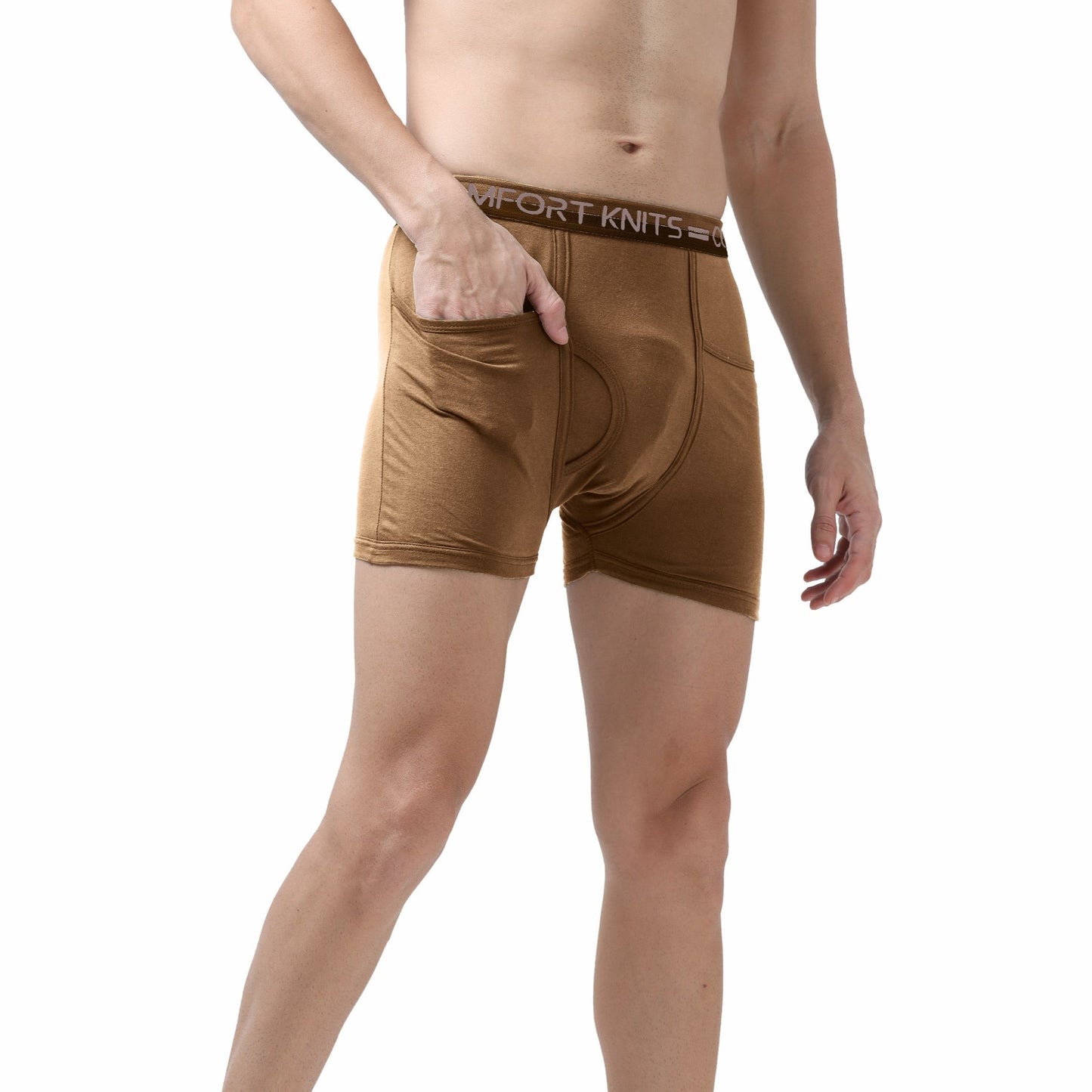 Times-Single Jersey Trunks-Pocket -Fine Trunks- 100% Premium Cotton