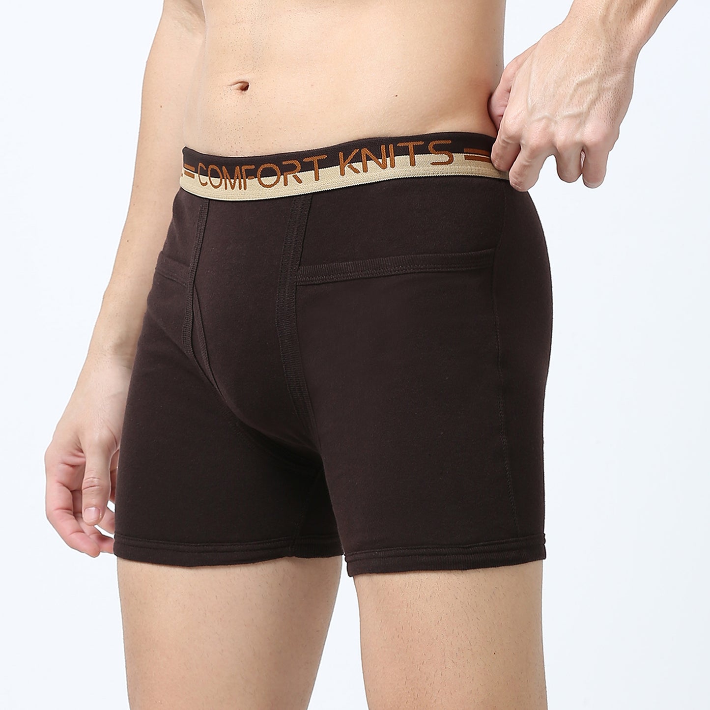 Interlock Trunks - with Pocket - Outer Elastic Lycra Waistband