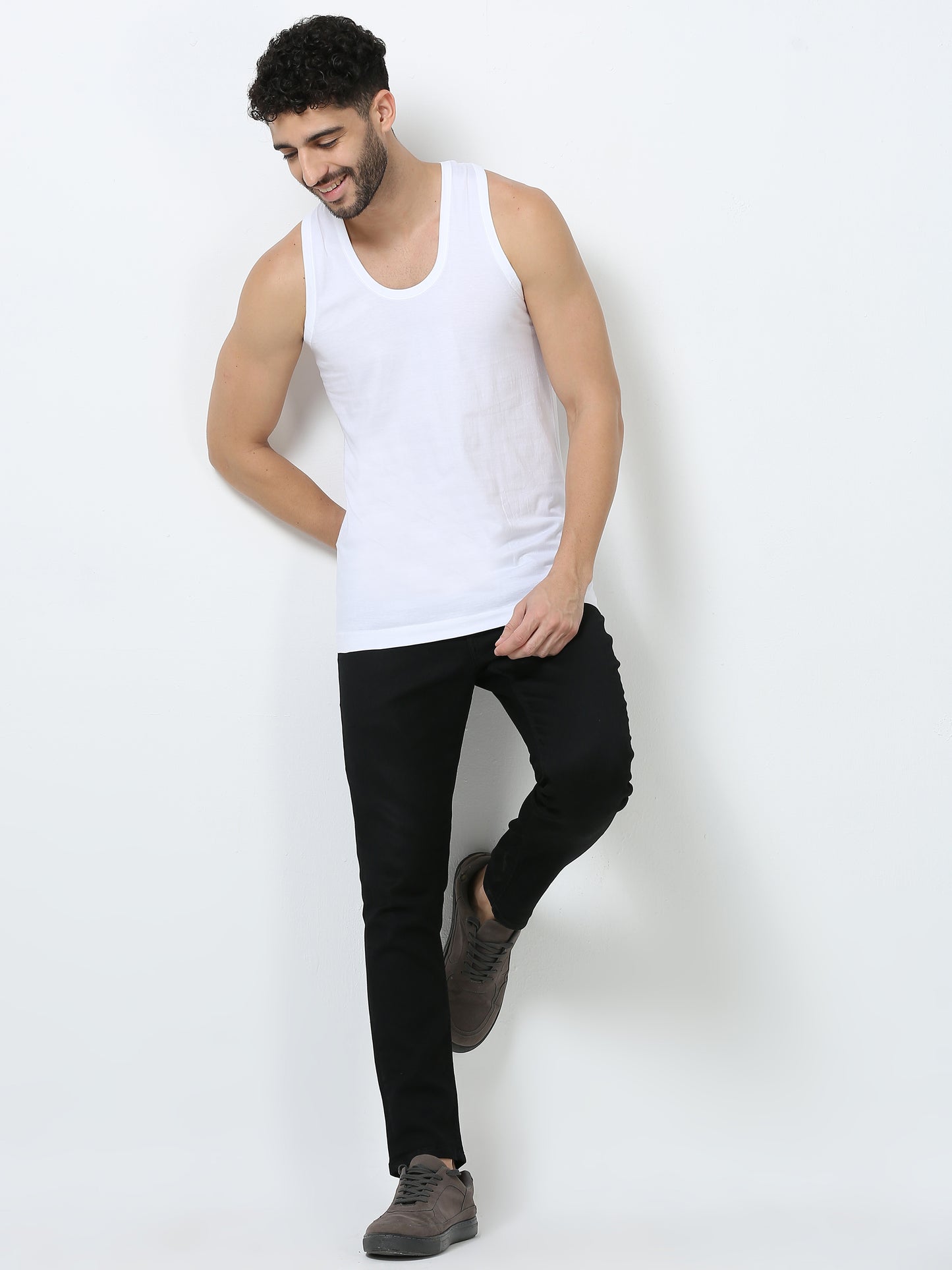 Men's Vests-Super Combed Cotton - Regular Fit