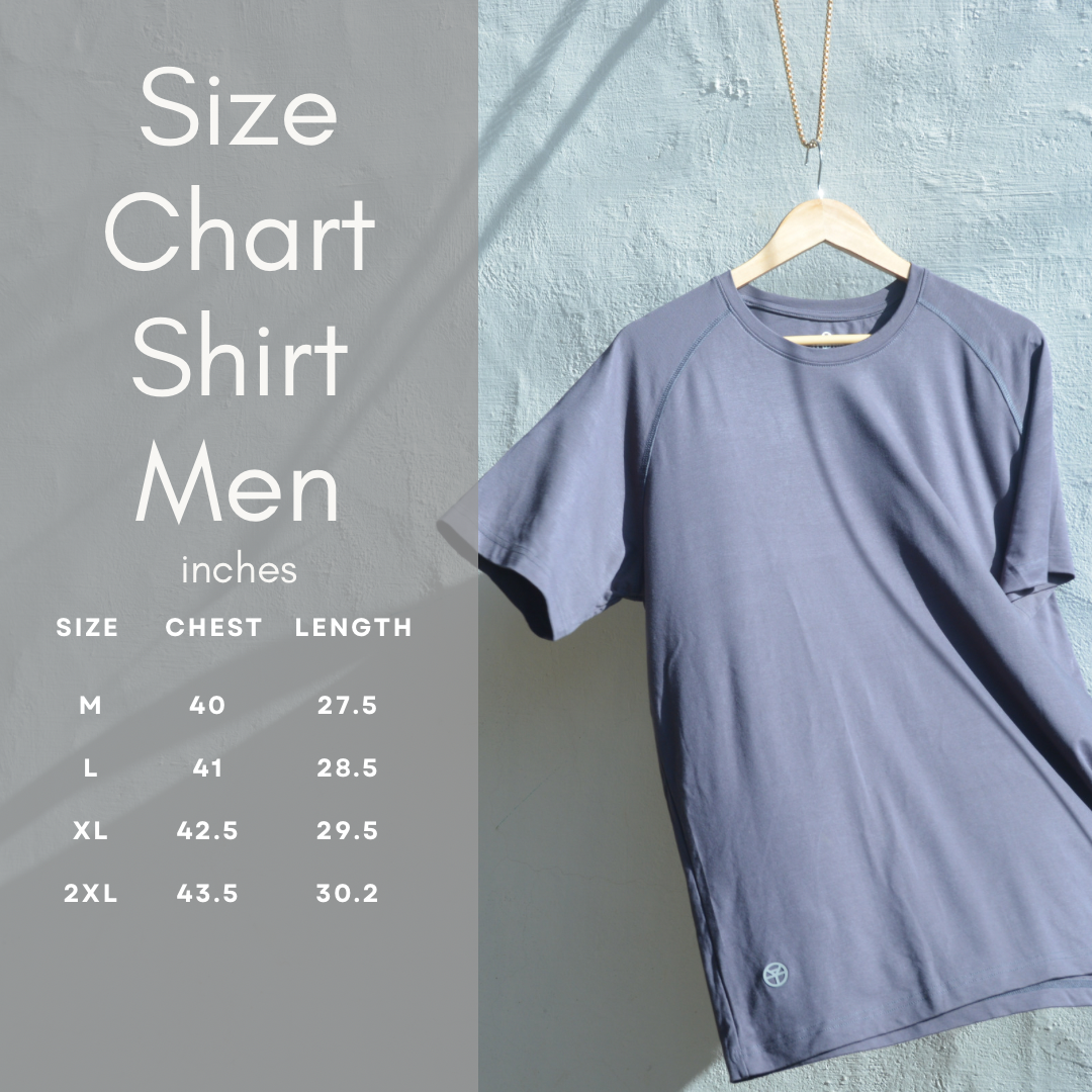 Mens Tencil T-Shirt -Grey-Rayon Nylon Spandex Fabric - Soft Feel