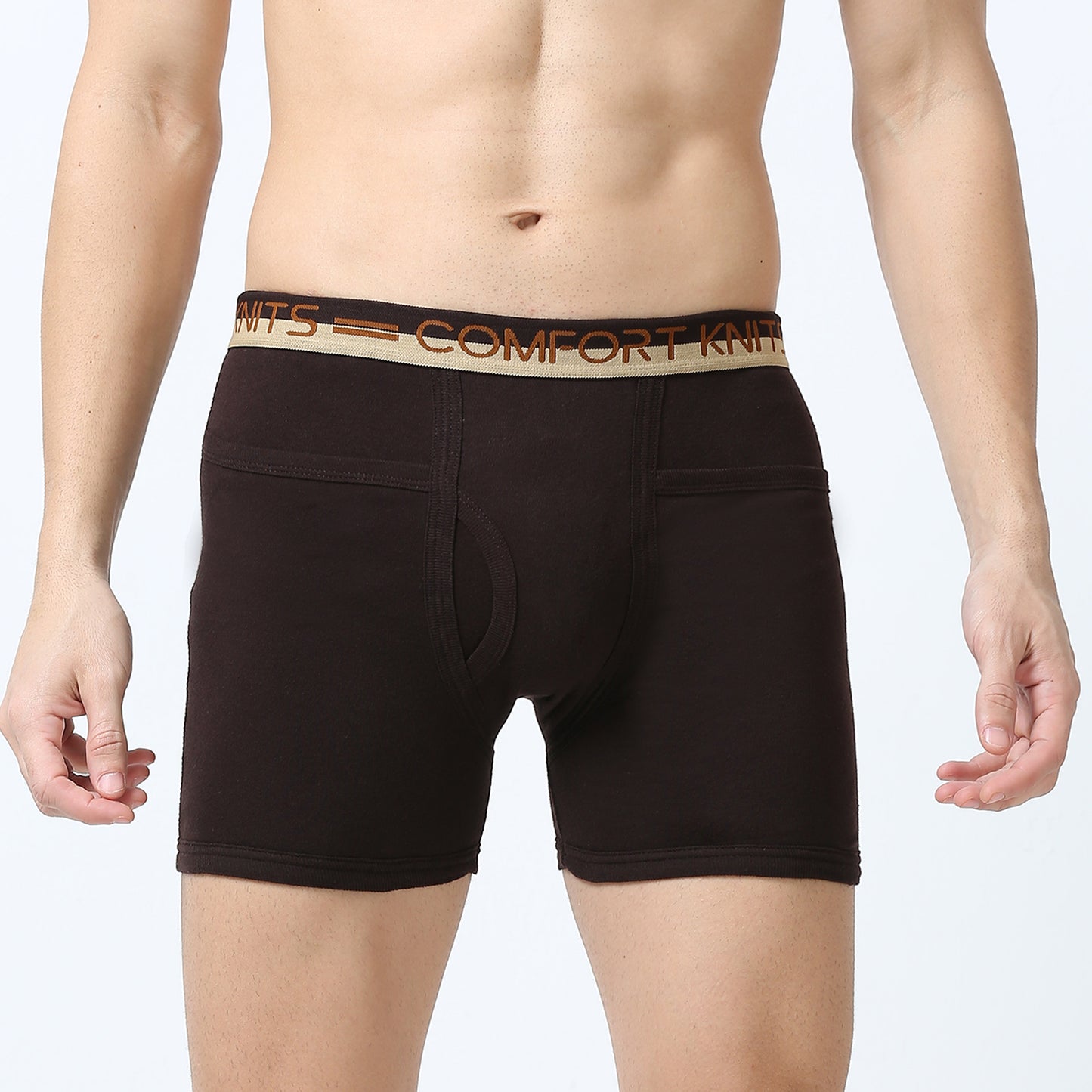 Interlock Trunks - with Pocket - Outer Elastic Lycra Waistband