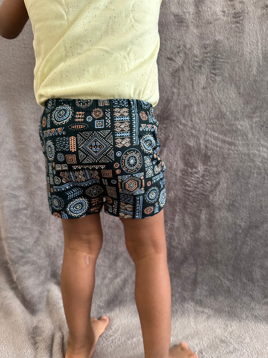 Kids Trunks- Drawer -PRINTED-18hr Single Jersey Fabric - Soft Cotton